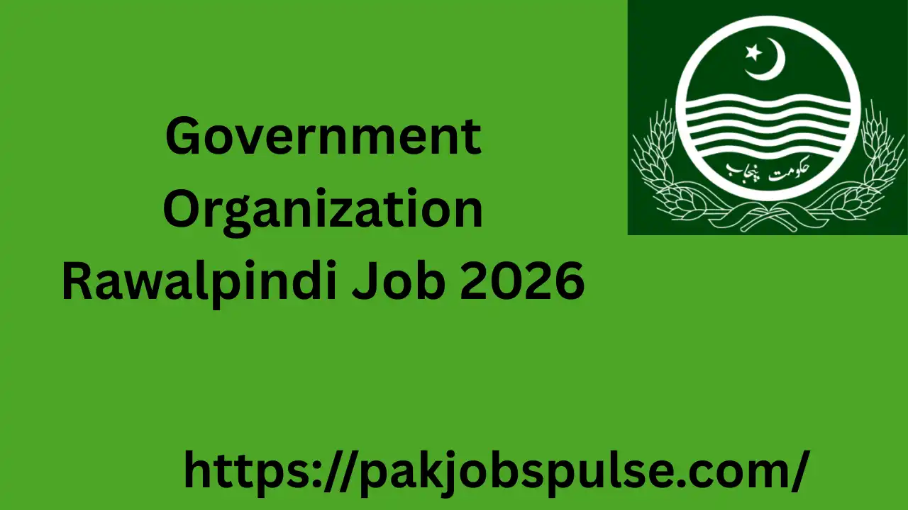 Government Organization Rawalpindi Job 2026